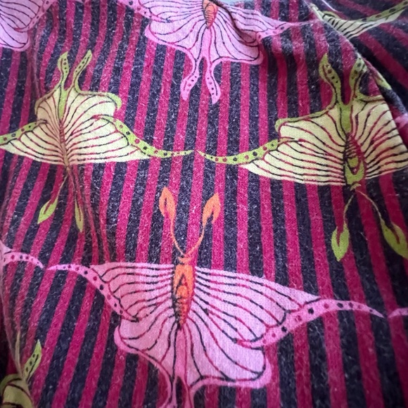 Jelly The Pug Green and Purple Floral Dress - Picture 7 of 7